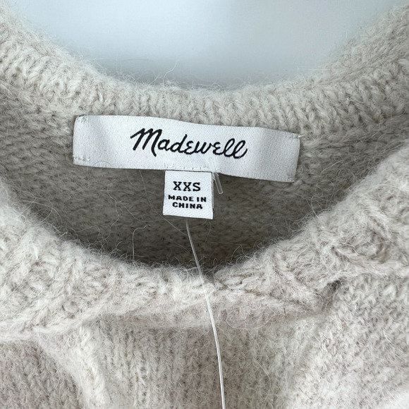 Madewell Wilmington Hoodie Sweater in Beige NB371 - Picture 7 of 11